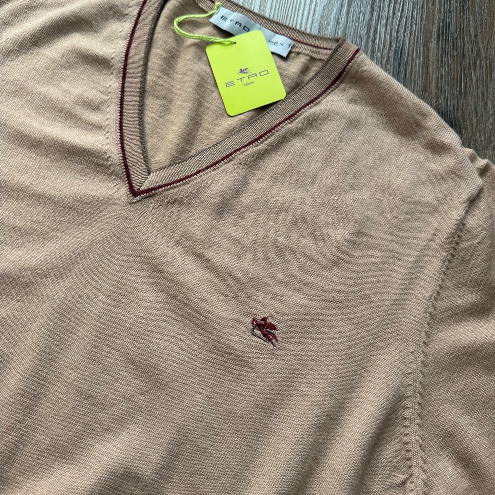 New Etro V-Neck Sweater